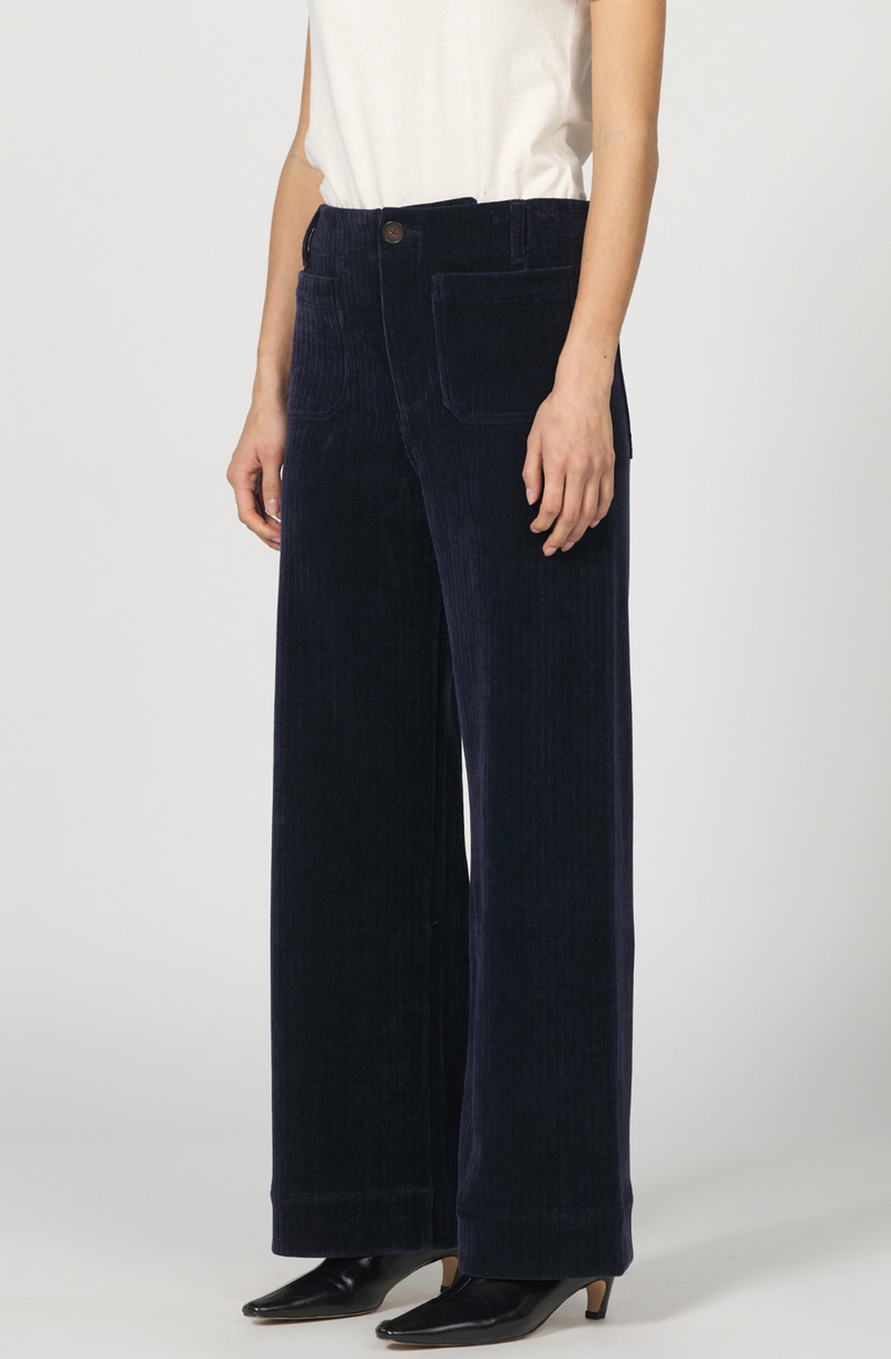 Black Iris Wide Leg Jean