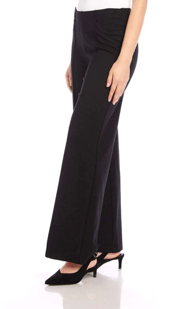 Black Wide Leg Seam Pant