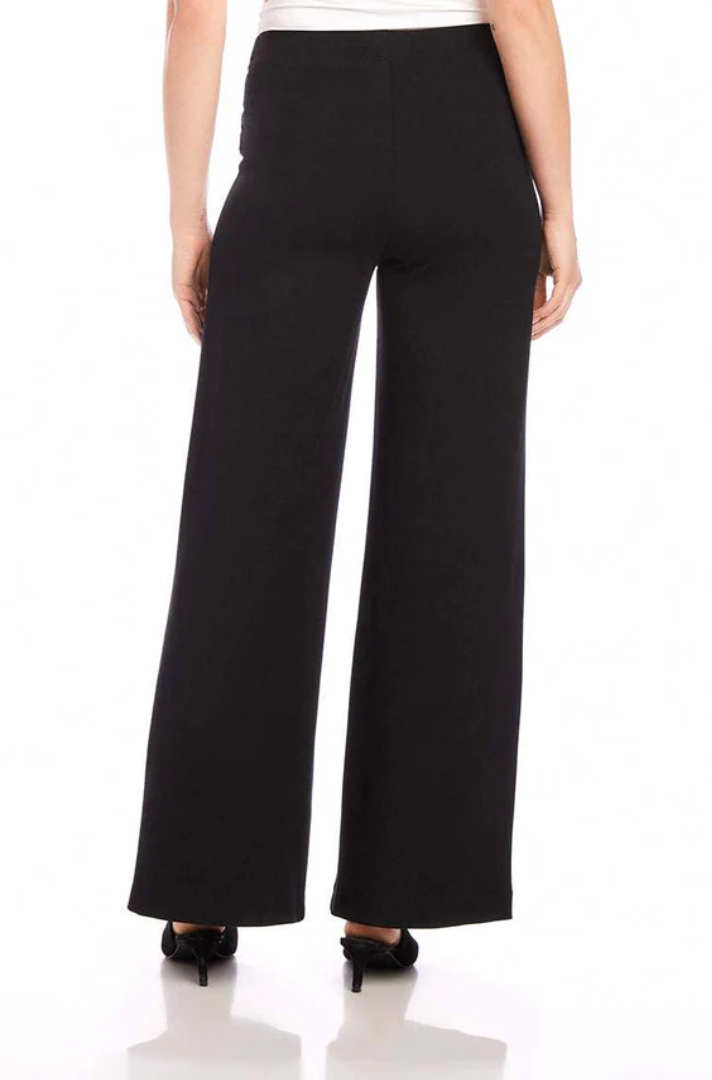 Black Wide Leg Seam Pant