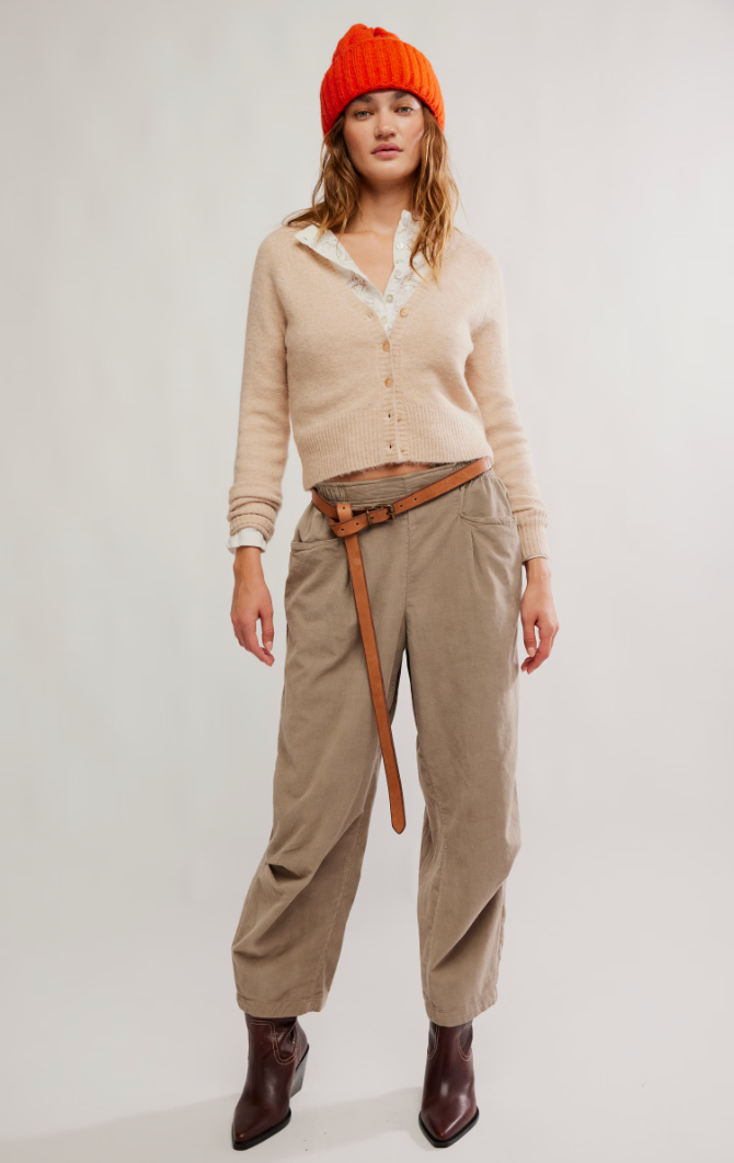 Fossil Dune Corduroy Pant