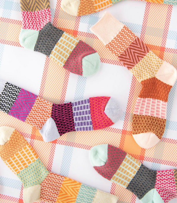Whimsical Mix Crew Sock