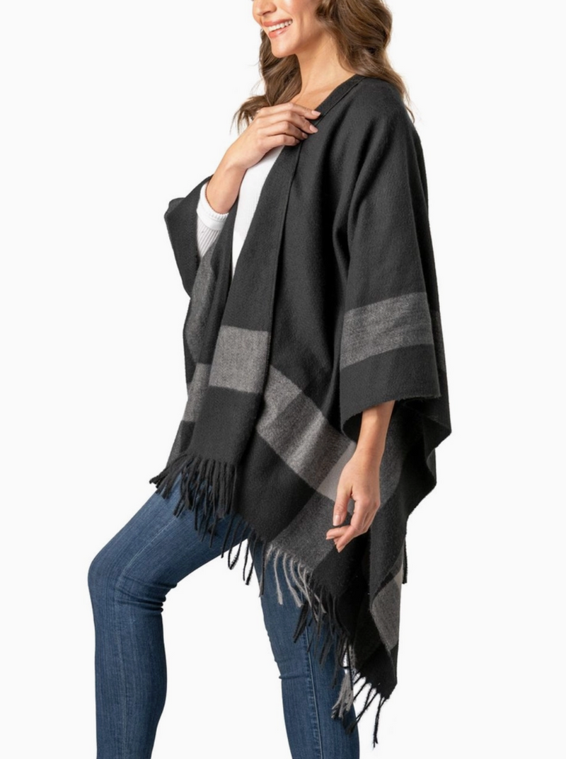 Black Allthreads Highland Wrap