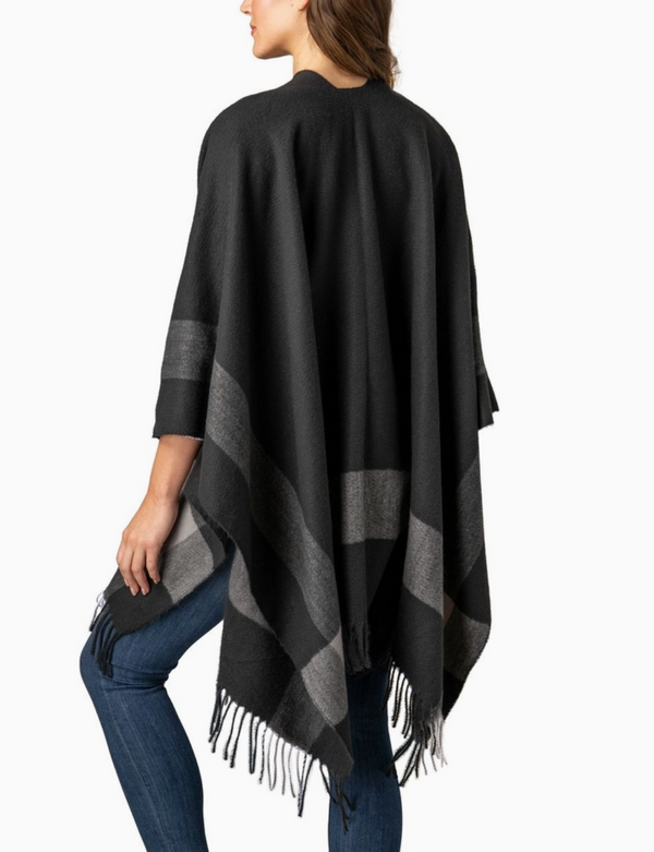 Black Allthreads Highland Wrap