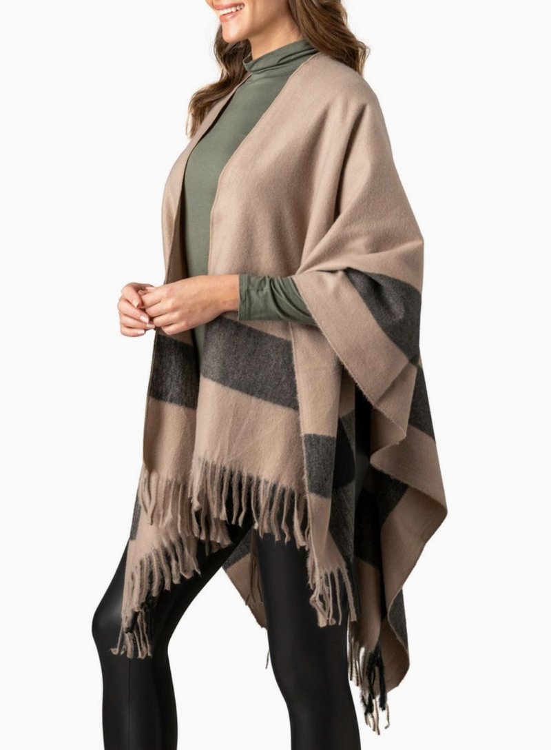 Tan Allthreads Highland Wrap