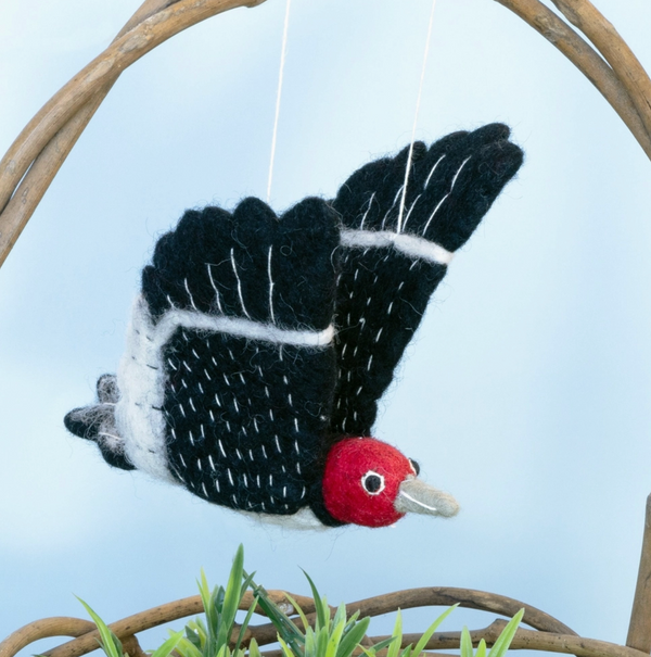 Red-Headed Woodpecker Ornament
