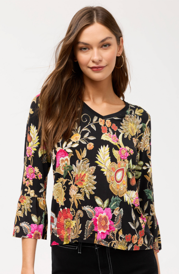 Janie Flute Sleeve Top