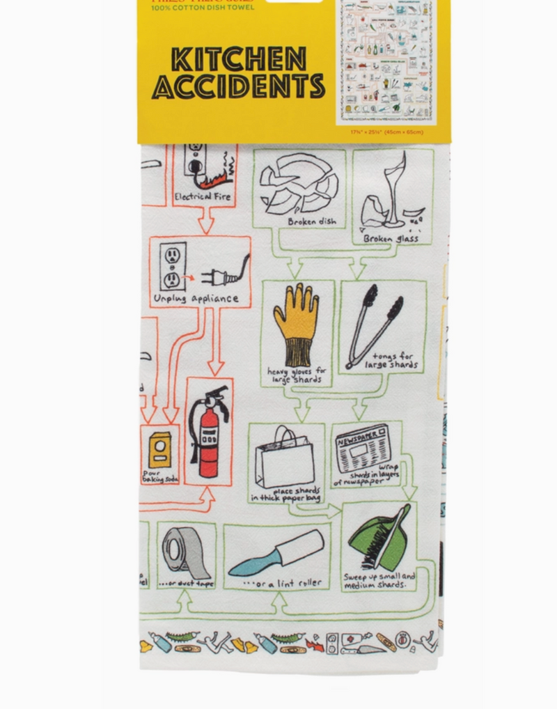Kitchen Accidents Dish Towel