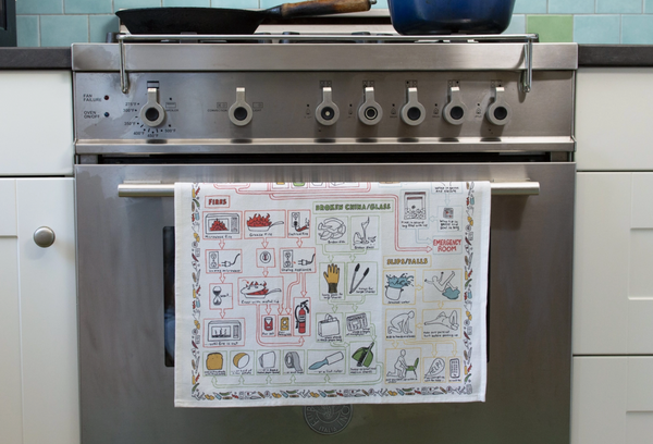 Kitchen Accidents Dish Towel