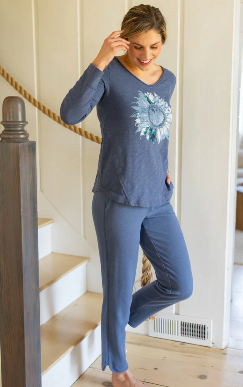 Denim Sunflower Tee