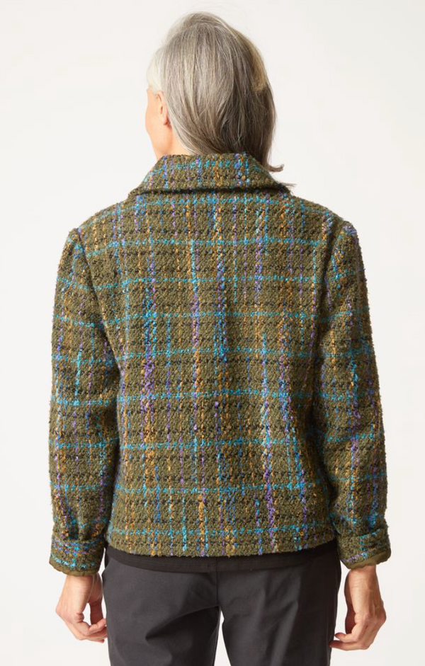 Avocado Plaid Shacket