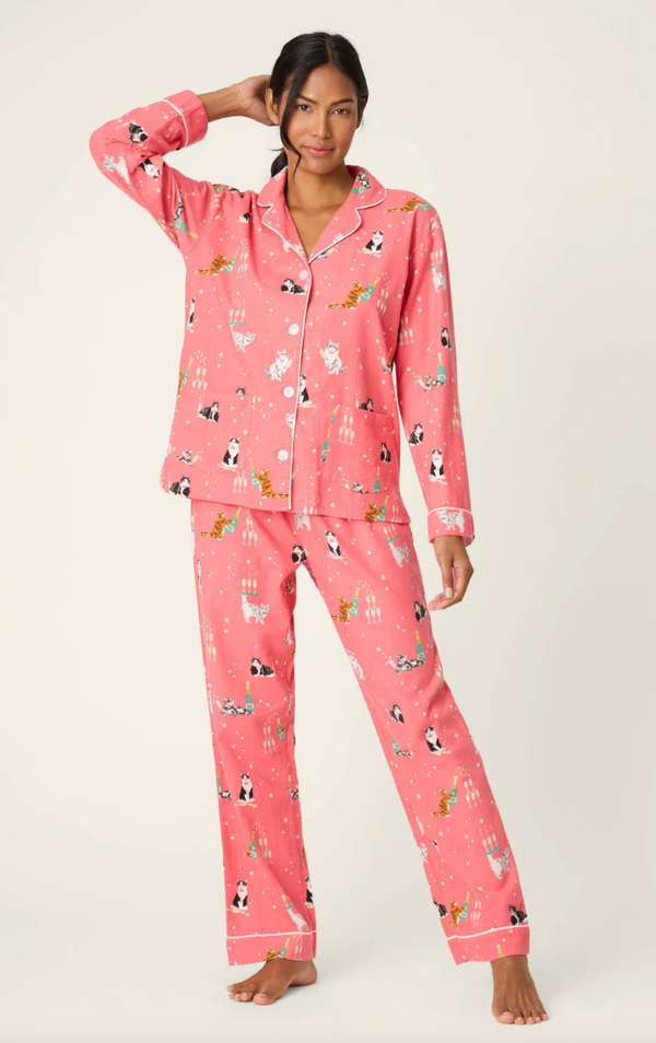 Let's Get Fizzical Flannel PJ Set