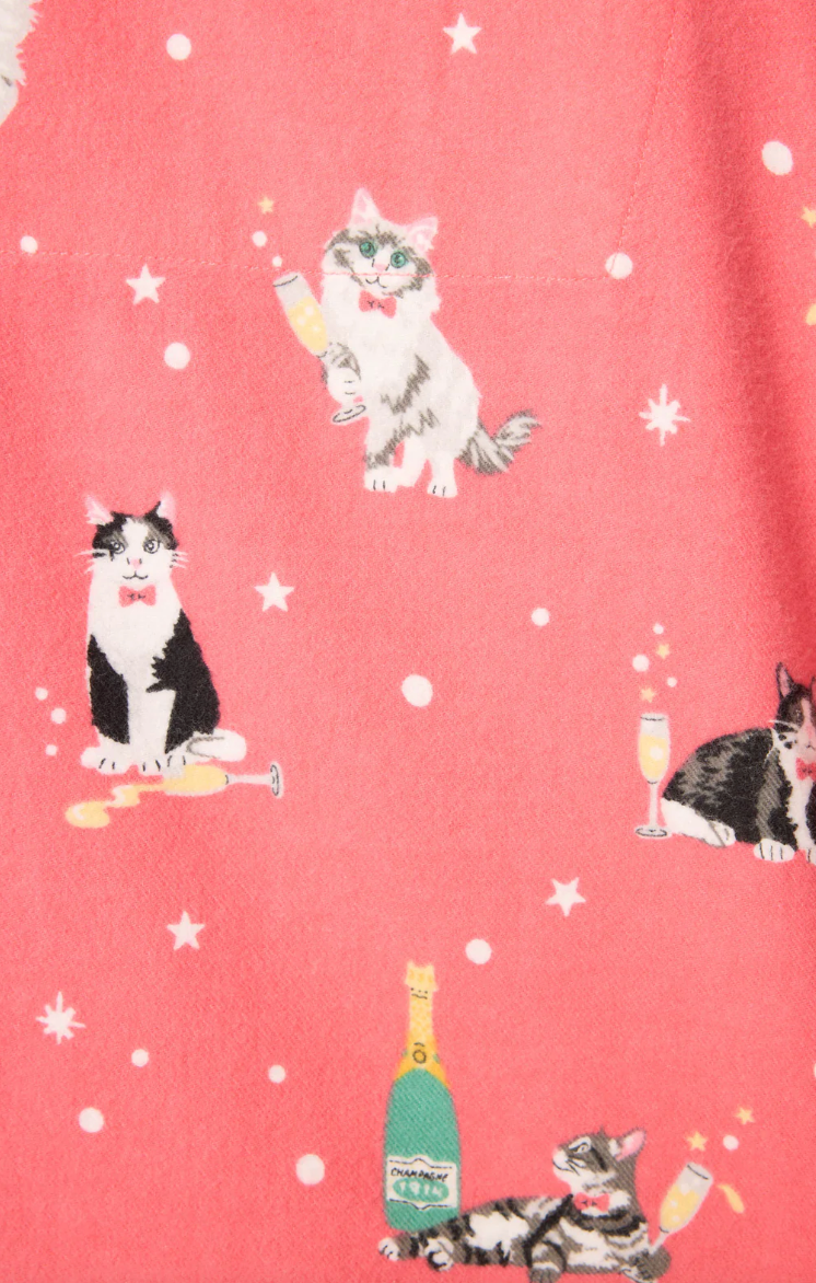 Let's Get Fizzical Flannel PJ Set