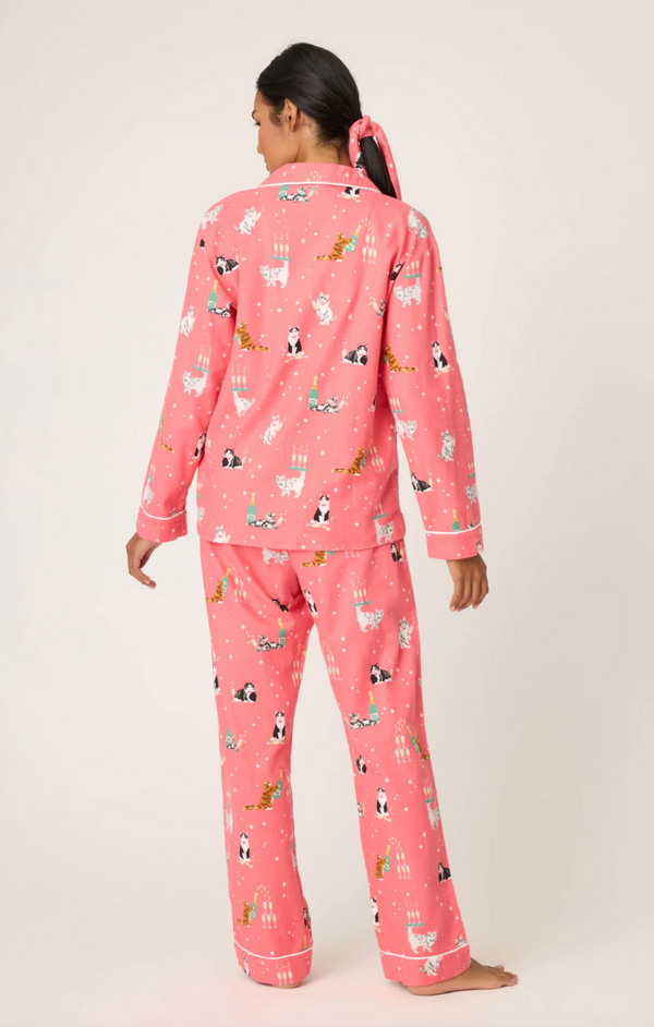 Let's Get Fizzical Flannel PJ Set