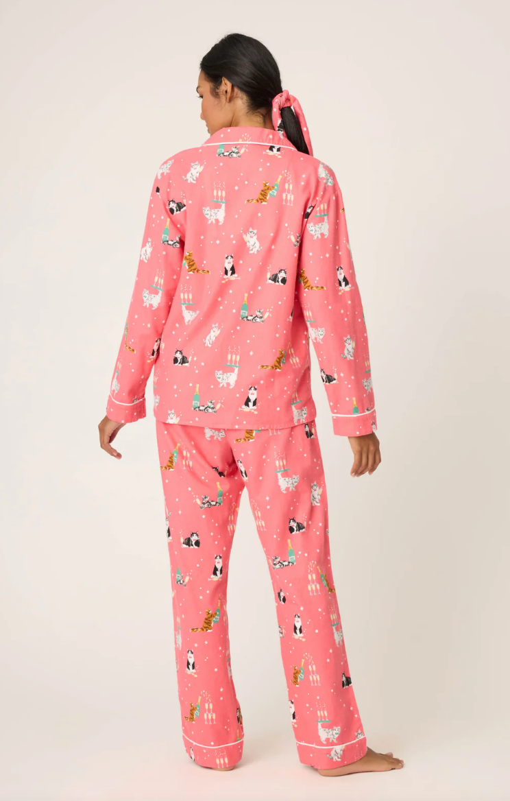 Let's Get Fizzical Flannel PJ Set