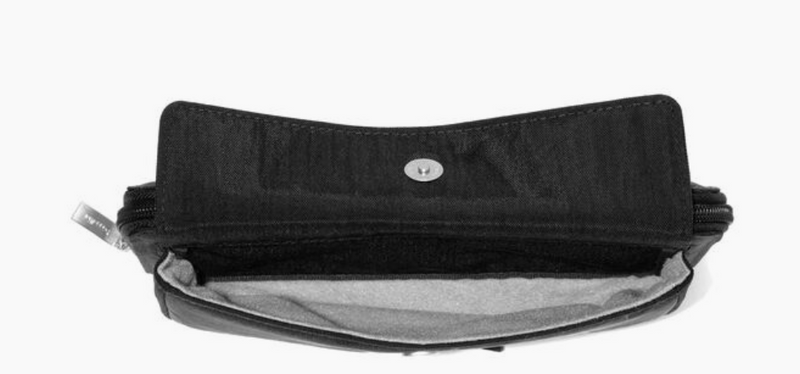 Black Phone Wallet Crossbody