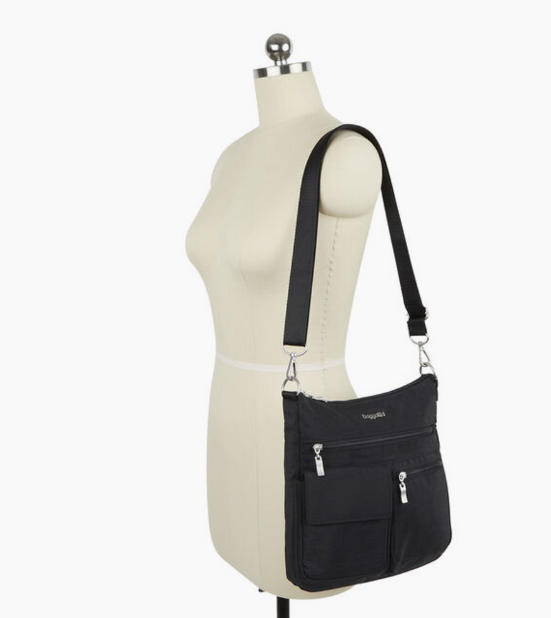 Black Slim Modern Crossbody