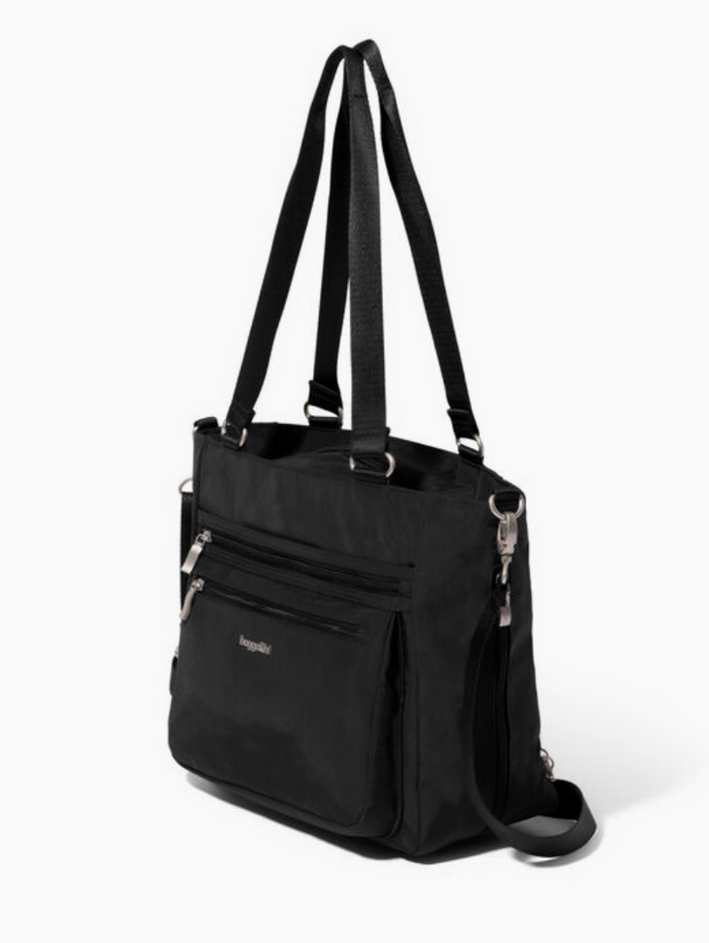 Black Modern Everyday Shopper Tote