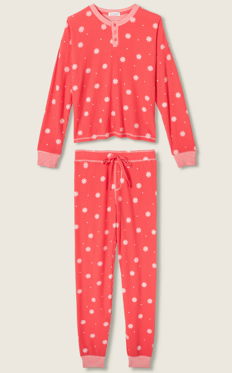 Ski Jammie Snowflake PJ Set