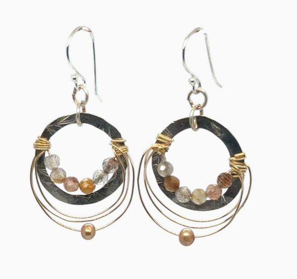 Astral Hoop Earring