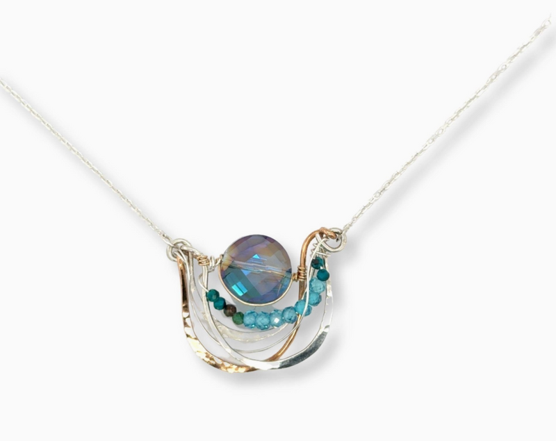 Crystal Waves Necklace