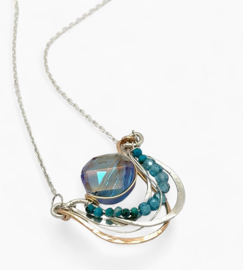 Crystal Waves Necklace