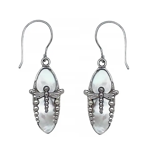 Mother of Pearl Dragonfly Earring
