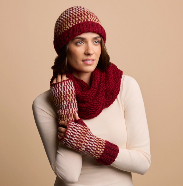 Adirondack Cardinal Wool Knit Cap