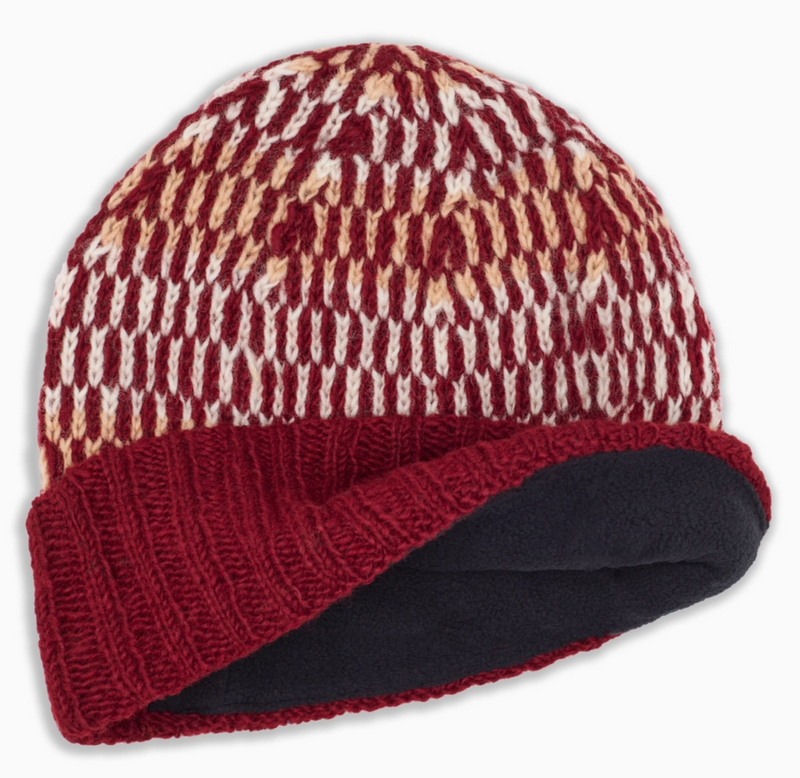 Adirondack Cardinal Wool Knit Cap