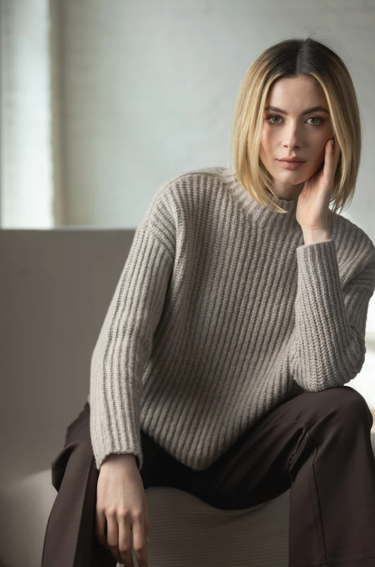 Sedona Knit Funnel Neck Sweater