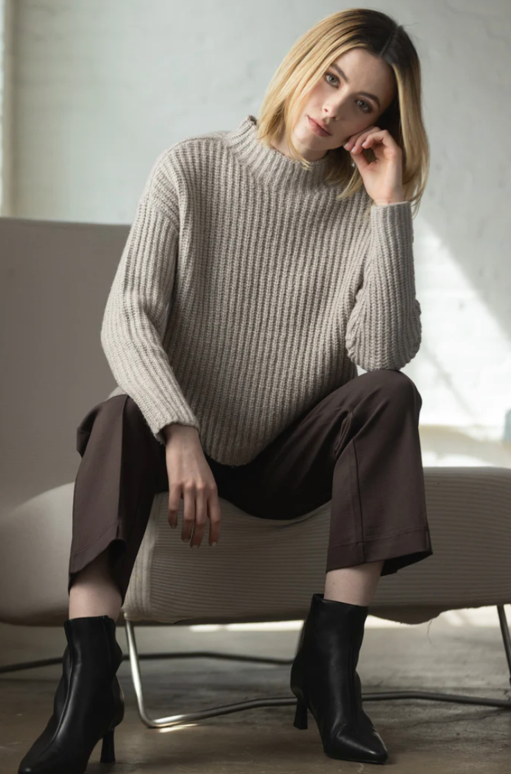 Sedona Knit Funnel Neck Sweater