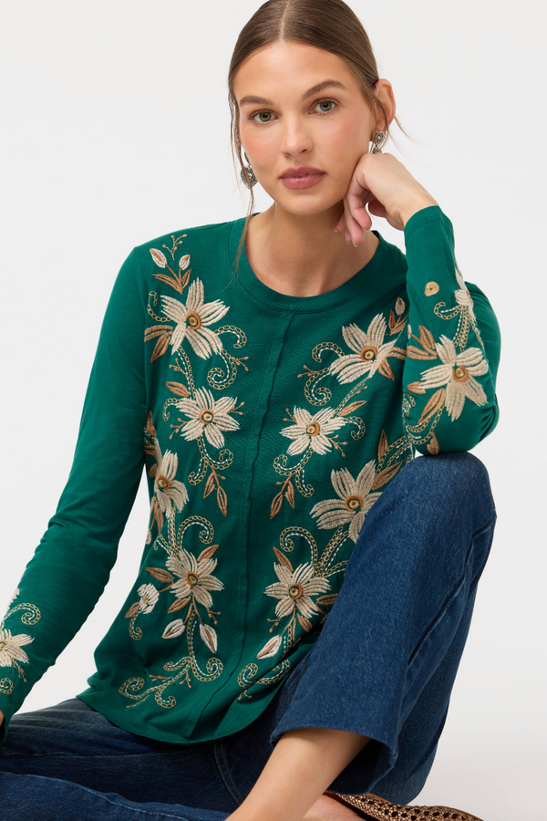 Botanical Garden Crew Neck Top