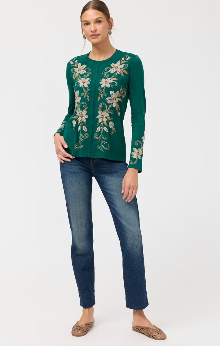Botanical Garden Crew Neck Top