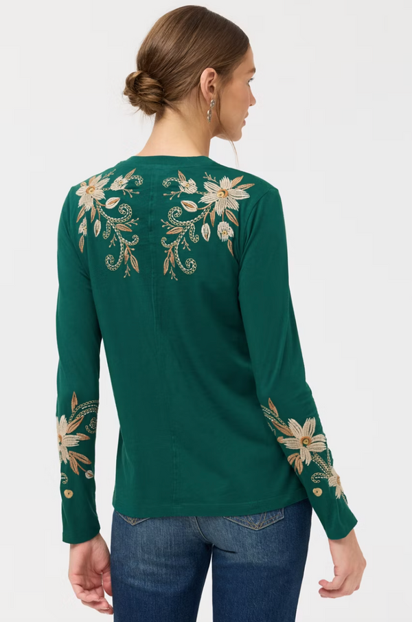 Botanical Garden Crew Neck Top