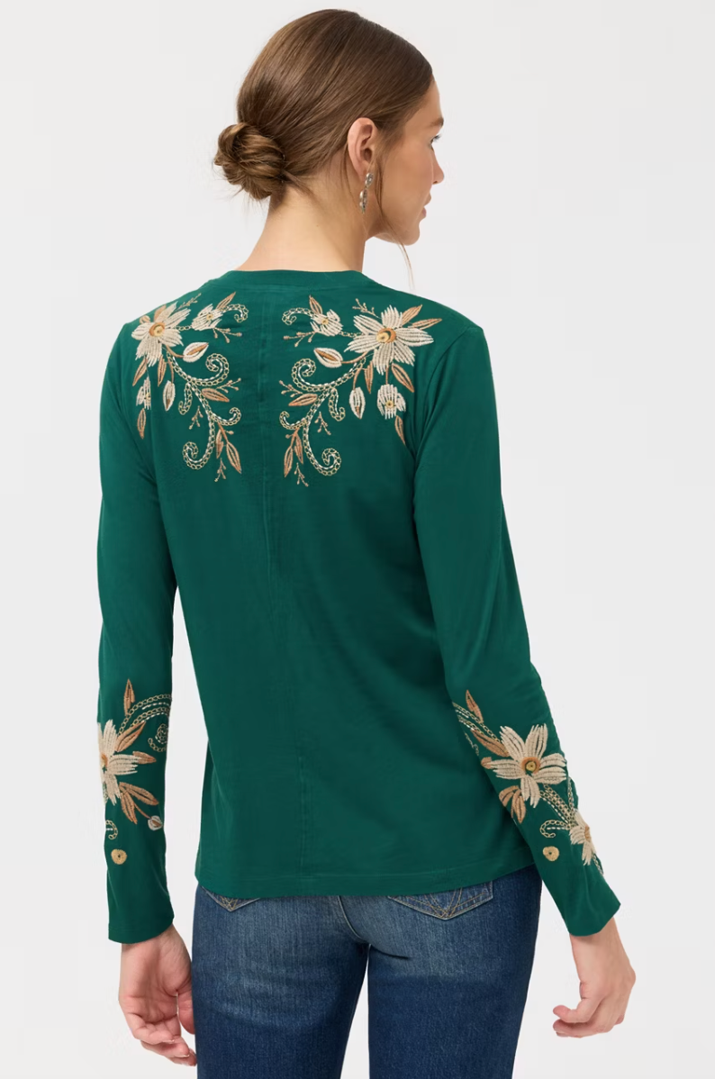 Botanical Garden Crew Neck Top