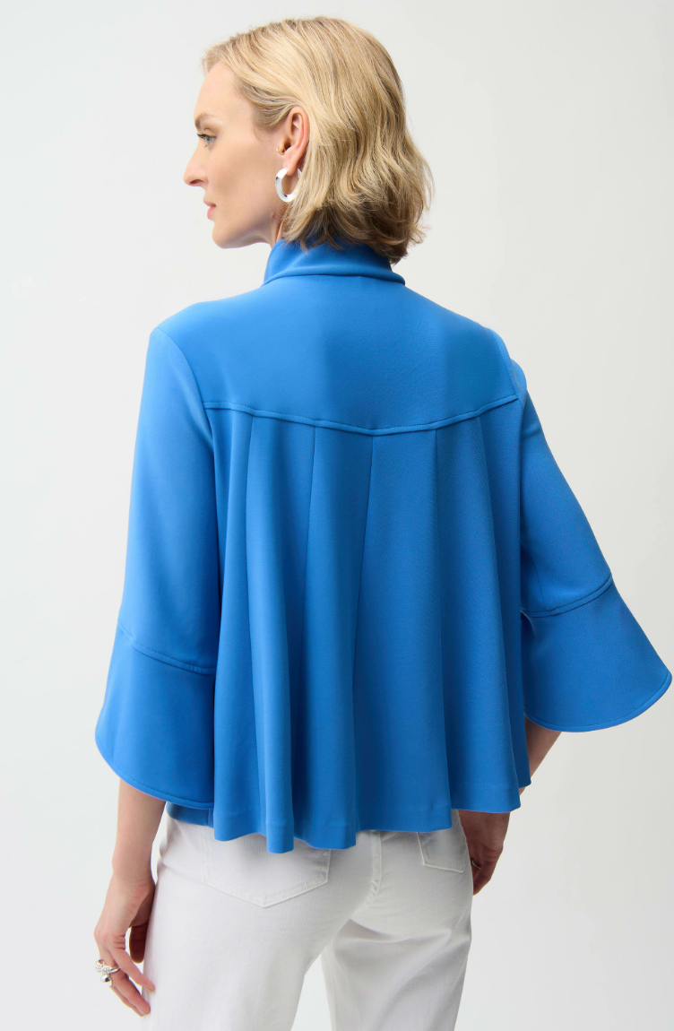 Harbor Blue Classic Trapeze Jacket
