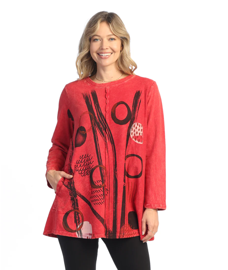 Staccato Cotton Pocket Top