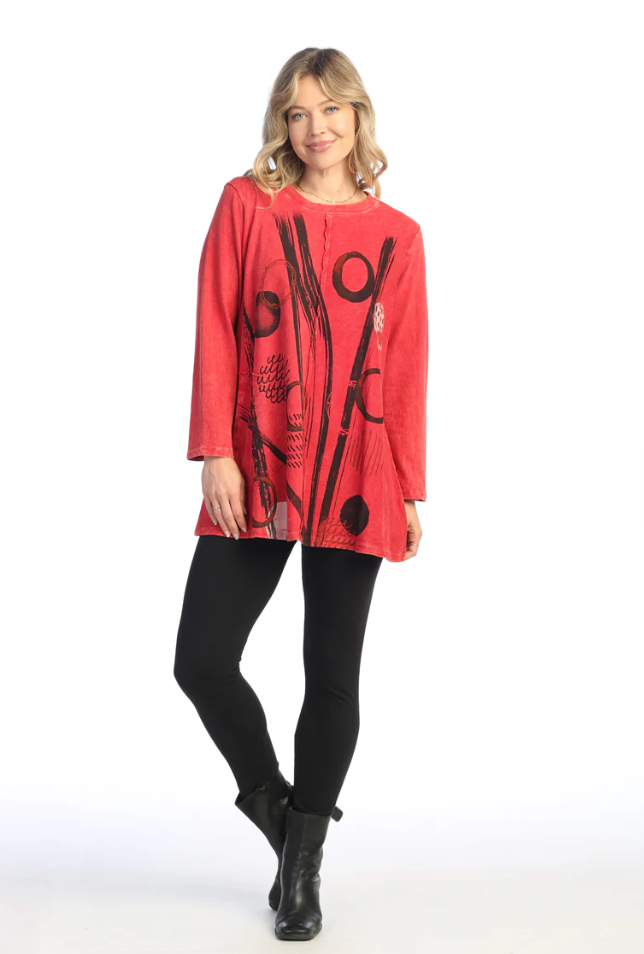 Staccato Cotton Pocket Top