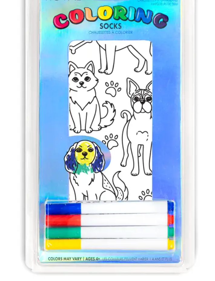 Puppy Love Diy Coloring Kit Socks