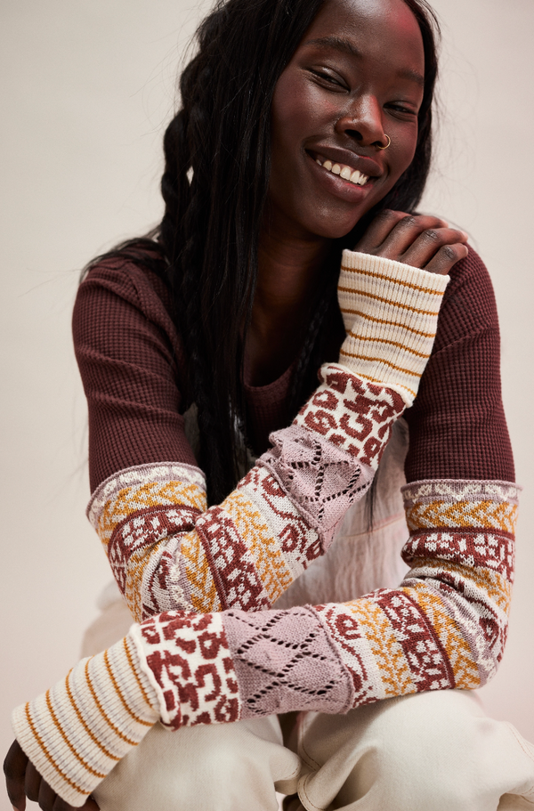 Chocolate All In Cuff Top