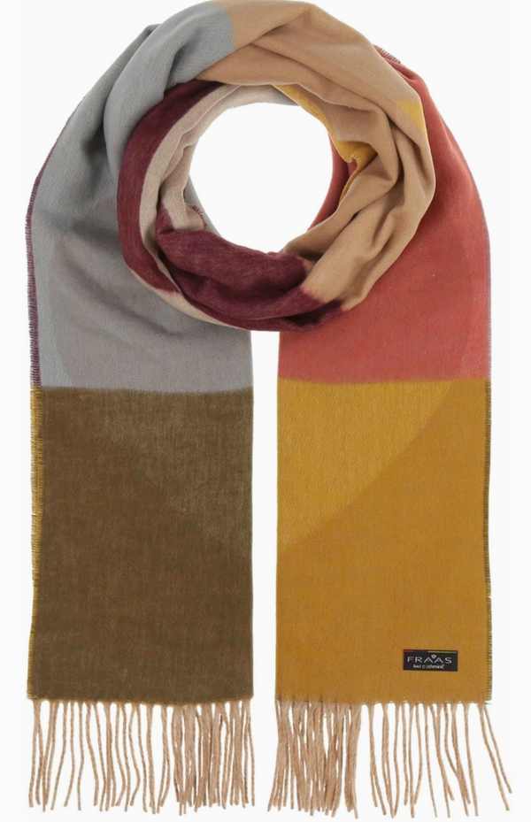 Colorblock Heart Scarf