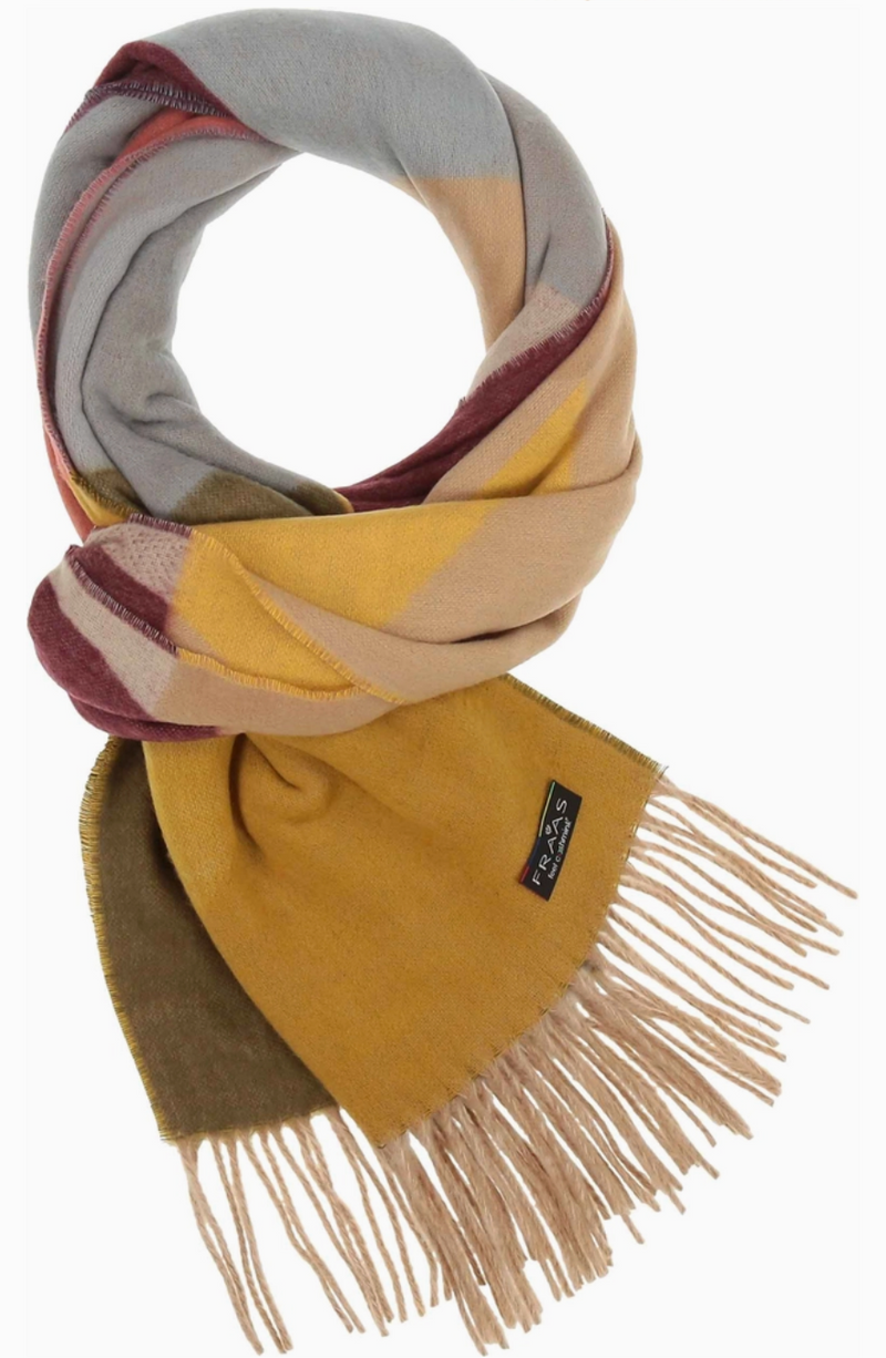 Colorblock Heart Scarf