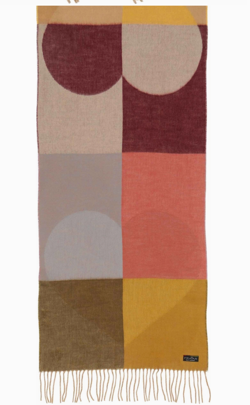 Colorblock Heart Scarf