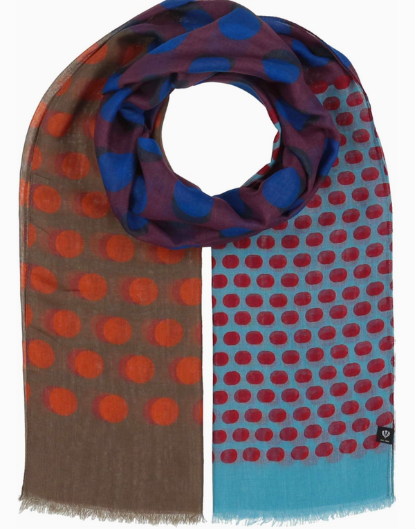 Gradiant Dots Recycled Scarf