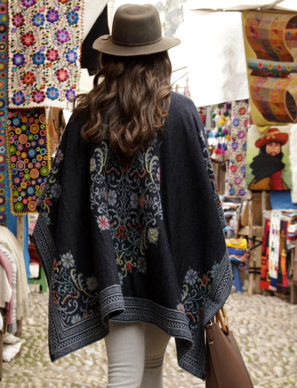 Ventian Ruana Revesible Wrap