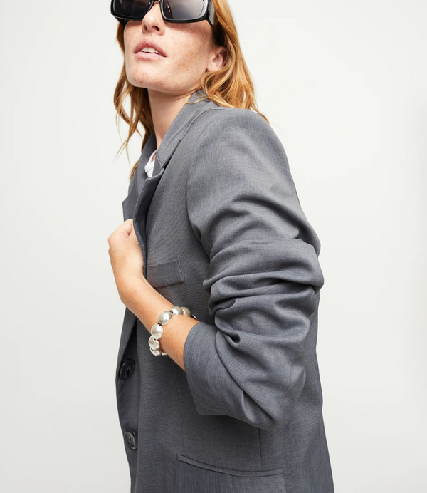 Round Beads Leather Bracelet