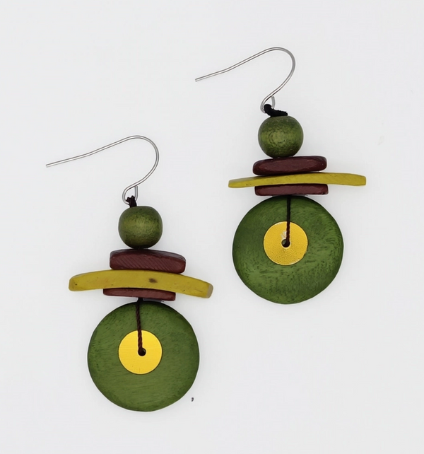 Assuta Olive Drop Earring
