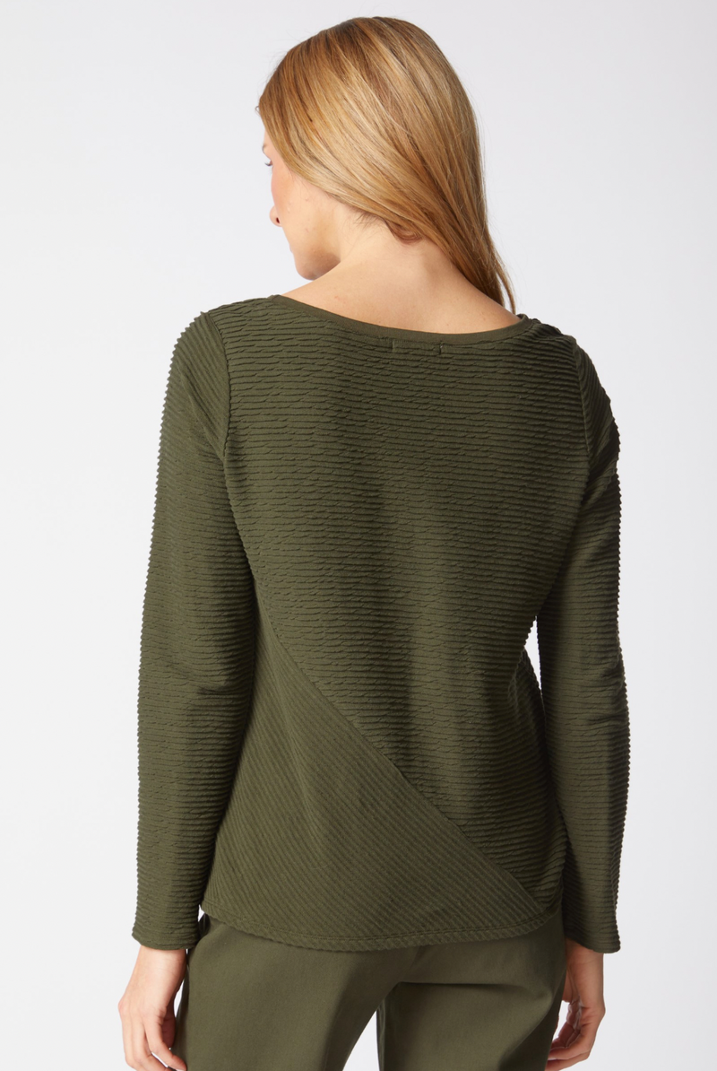 Forest Texture Seam Top