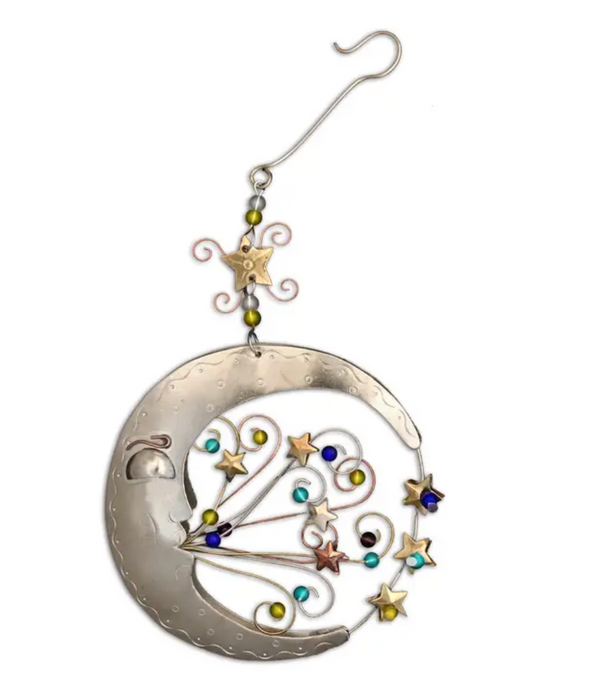 Moon Magic Metal Ornament