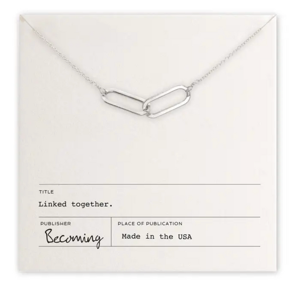 Linked Together Silver Necklace