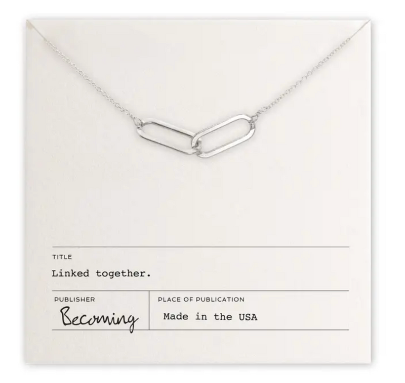 Linked Together Silver Necklace